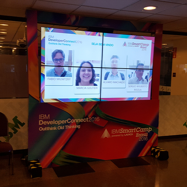 Video Wall com TVs”
